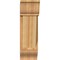 Ekena Millwork Traditional Traditional Rough Sawn Bracket w/ Offset Brace, Western Red Cedar, 8"W x 18"D x 26"H BKT0806X18X26TRA01RWR - alternate 4